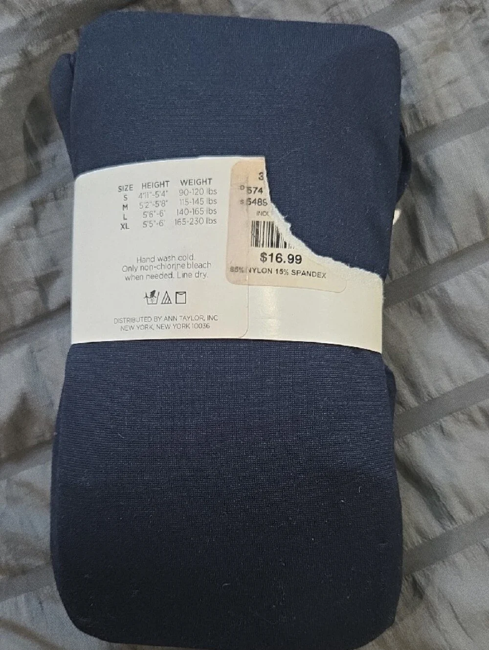 Ann Taylor Factory Navy Opaque Tights